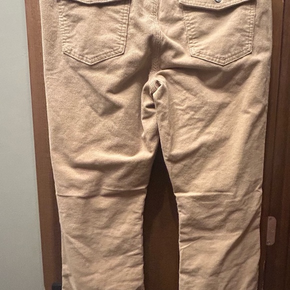 American Eagle Tan Corduroy Pants High Rise bootleg size 12 NWT - Picture 2 of 10